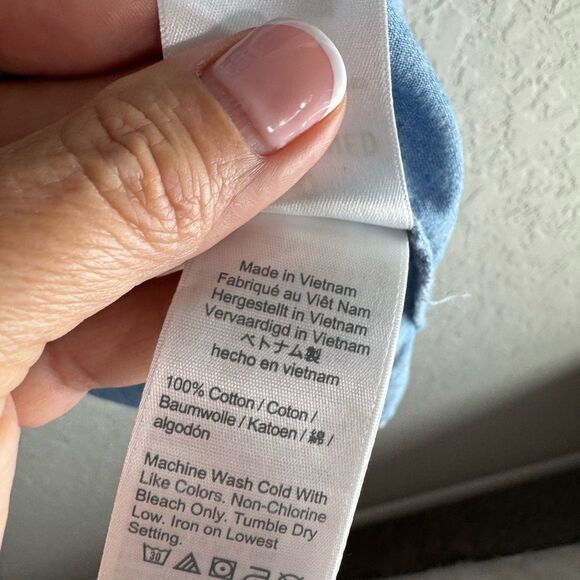 J. Crew Square Neck Chambray Smock MIDI Dress Size S - Picture 8 of 12